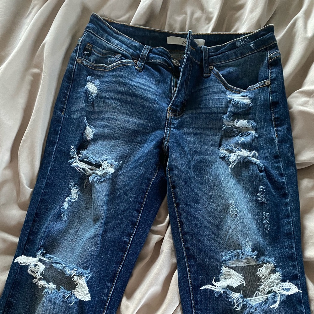 Ripped jeans!